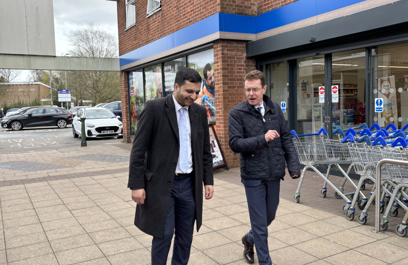 Saqib Bhatti MP and Andy Street Mayor of the West Midlands 
