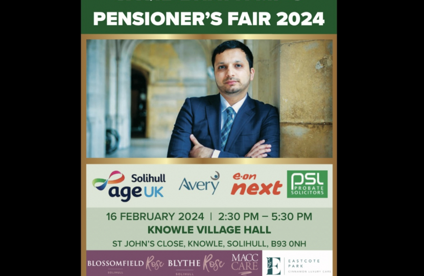 Saqib Bhatti's Pensioners Fair 